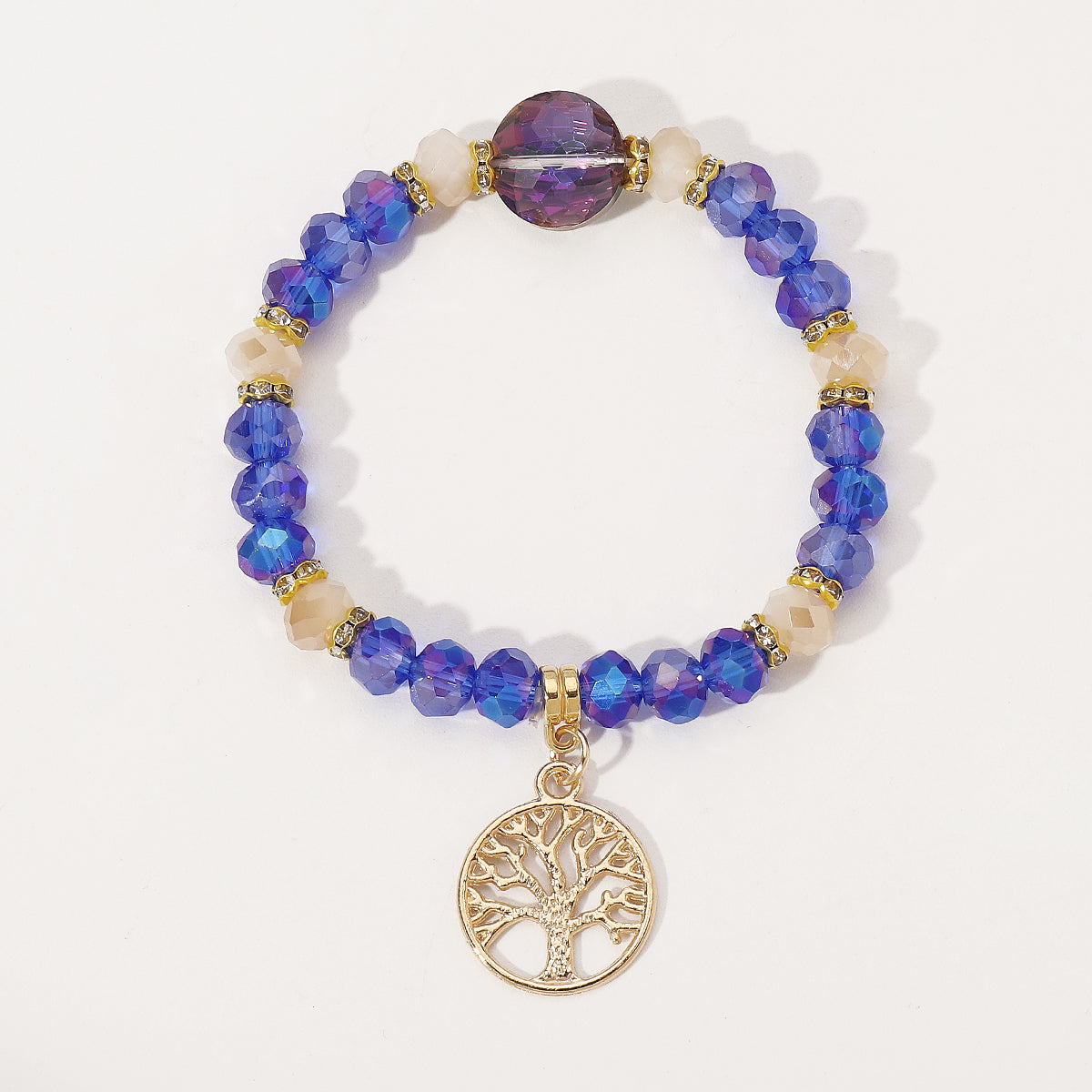 Pastoral Life Tree Artificial Crystal Women's Bracelets