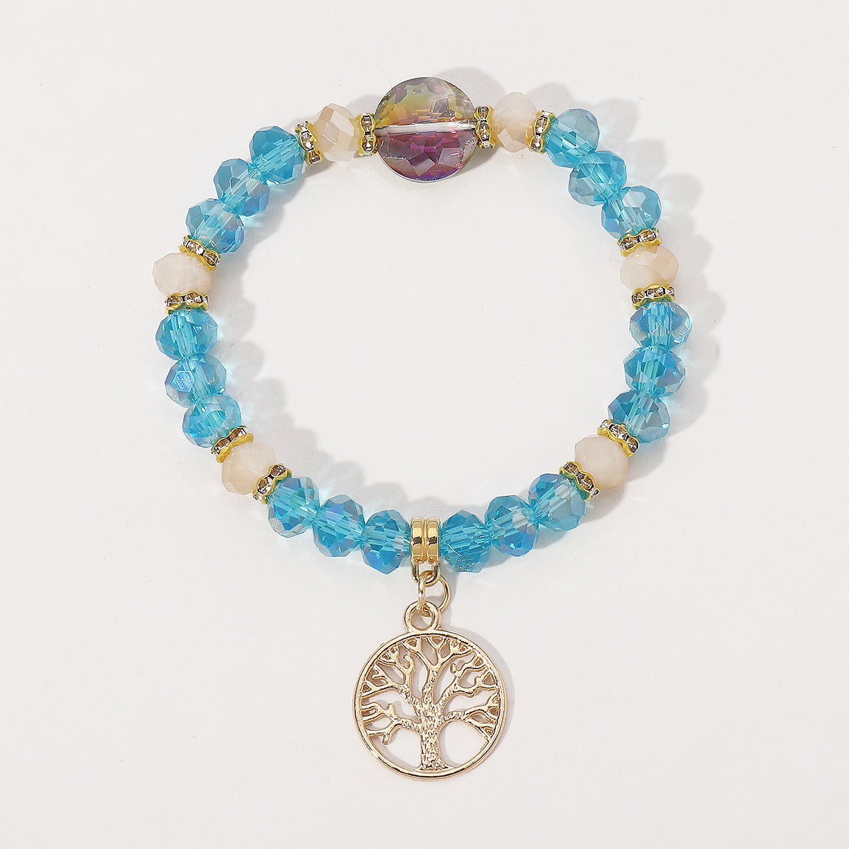 Pastoral Life Tree Artificial Crystal Women's Bracelets