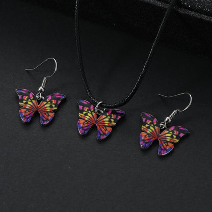 Simple Style Butterfly Alloy Women's Jewelry Set