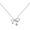 Stainless Steel Gold Plated Casual Simple Style Bow Knot Plating Pendant Necklace
