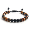 Retro Geometric Natural Stone Bracelets In Bulk