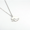 Stainless Steel 18K Gold Plated Simple Style Animal Letter Hollow Out Necklace