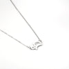 Stainless Steel 18K Gold Plated Simple Style Animal Letter Hollow Out Necklace