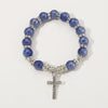 Simple Style Classic Style Cross Alloy Glass Inlay Zircon Women's Bracelets