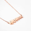 Stainless Steel 18K Gold Plated Simple Style Animal Letter Hollow Out Necklace