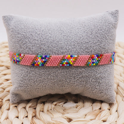 IG Style Geometric Eye Glass Knitting Women's Bracelets