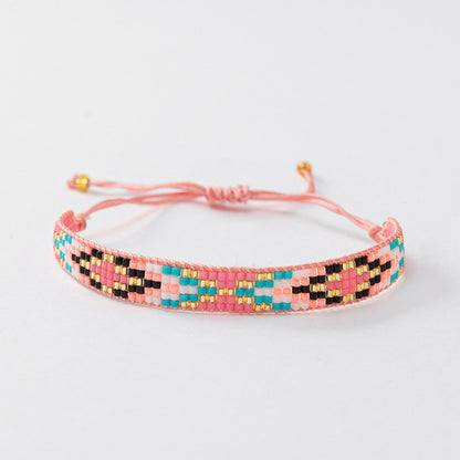 IG Style Geometric Eye Glass Knitting Women's Bracelets