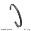 Stainless Steel Simple Style Solid Color Bangle