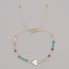 Simple Style Star Moon Glass Glass Rope Women's Drawstring Bracelets