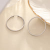 1 Pair Simple Style Classic Style Solid Color Plating 316 Stainless Steel  18K Gold Plated Earrings