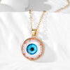 Elegant Eye Alloy Opal Women's Pendant Necklace