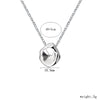 Sterling Silver Silver Plated Simple Style Classic Style Solid Color Plating Pendant Necklace