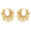 1 Pair Casual Elegant Solid Color Plating Inlay Copper Zircon 18K Gold Plated Drop Earrings