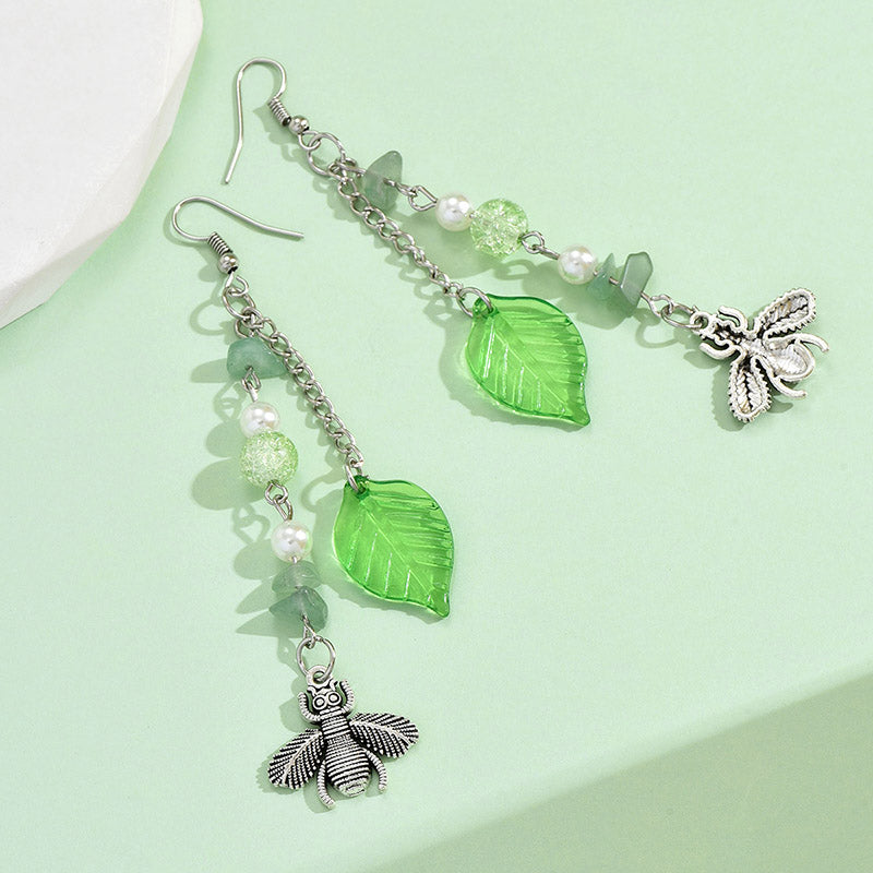 1 Pair Simple Style Classic Style Bee Alloy Drop Earrings