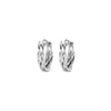 1 Pair Elegant Glam Luxurious U Shape Curve Waves Plating Copper White Gold Plated Earrings