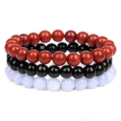 Fashion Marble Crystal Beaded Bracelets