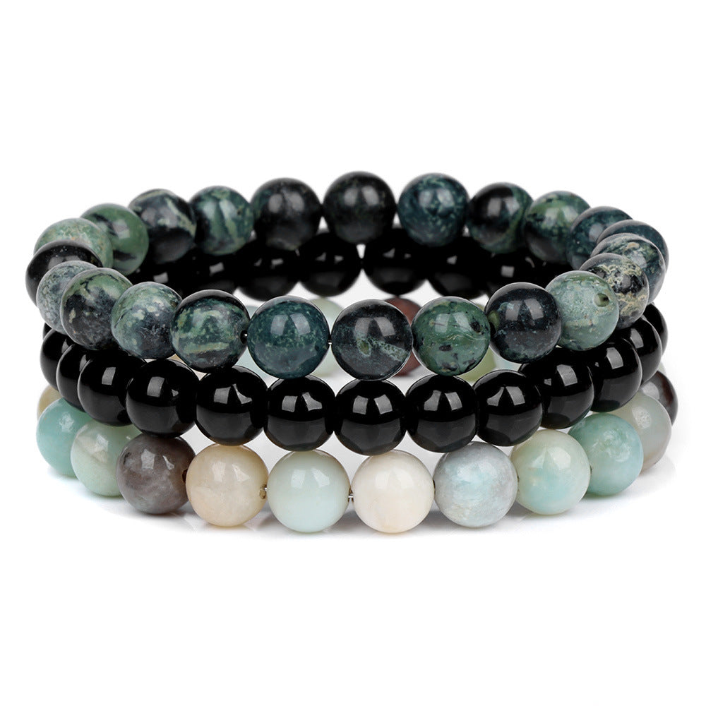 Fashion Marble Crystal Beaded Bracelets