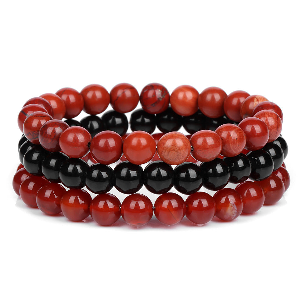 Fashion Marble Crystal Beaded Bracelets