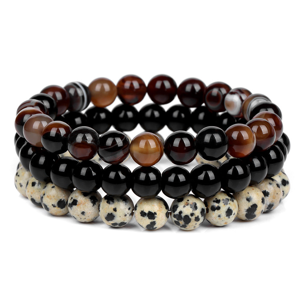 Fashion Marble Crystal Beaded Bracelets