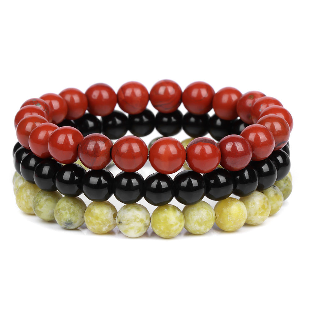 Fashion Marble Crystal Beaded Bracelets