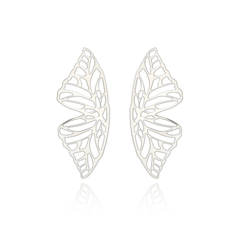 1 Pair Simple Style Classic Style Butterfly Plating Copper K Gold Plated Ear Studs