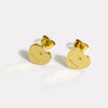 1 Pair Simple Style Heart Shape Plating Copper Ear Studs