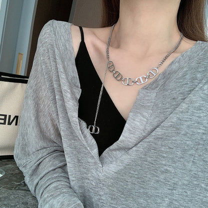 Korean Stitching Stainless Steel Necklace Wholesale