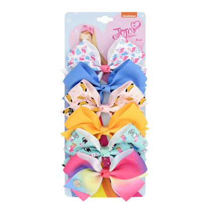 Cute Unicorn Mermaid Bow Hairpin Set