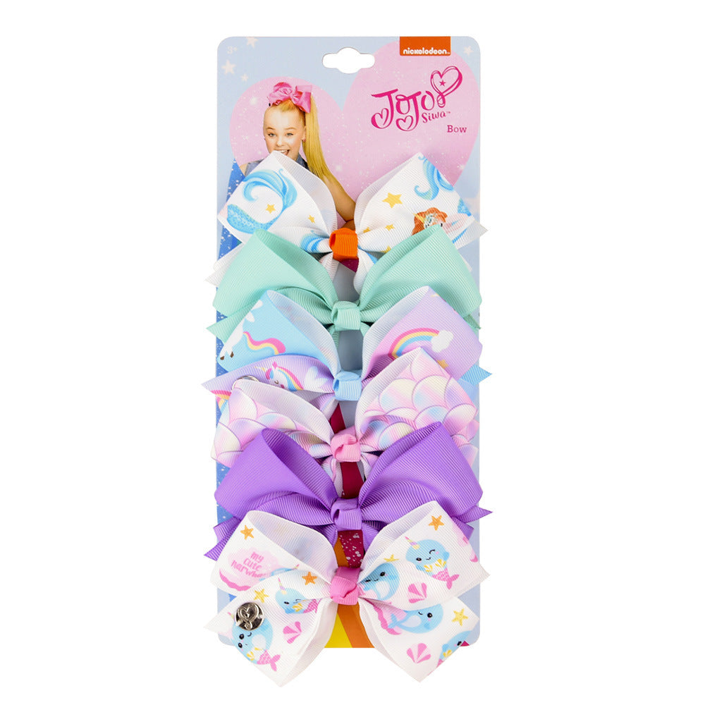 New Children's Bow Hairpin Set