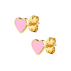 Ins Wind Pink Earrings Love Stars Dripping Oil Earrings Set