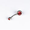 1 Piece Belly Rings Simple Style Color Block Stainless Steel Polishing Inlay Diamond Belly Rings