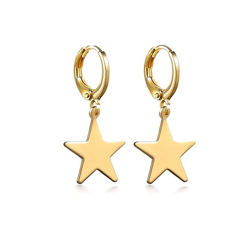 1 Pair Simple Style Smiley Face Butterfly Lightning Metal Enamel Hollow Out Women's Drop Earrings