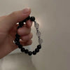 Fashion Heart Shape Alloy Beaded Women's Bracelets