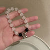 Fashion Heart Shape Alloy Beaded Women's Bracelets