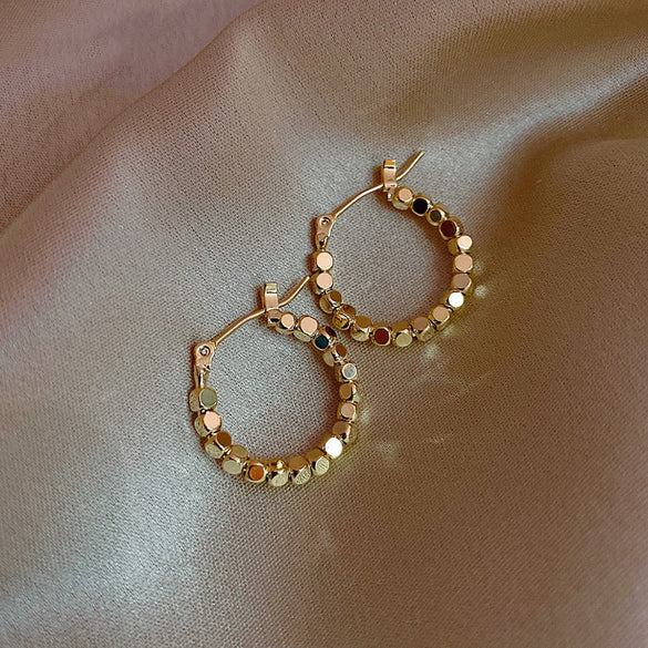 Elegant Geometric Bow Knot Imitation Pearl Alloy Inlay Rhinestones Women's Earrings 1 Pair