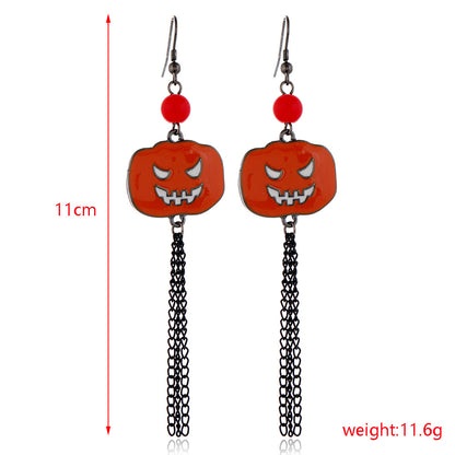 Fashion Skull Alloy Plating Women's Drop Earrings 1 Pair