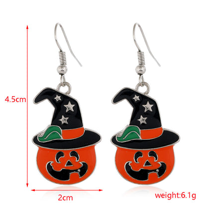 Fashion Skull Alloy Plating Women's Drop Earrings 1 Pair