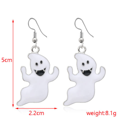 Fashion Skull Alloy Plating Women's Drop Earrings 1 Pair