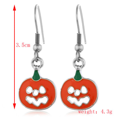 Fashion Skull Alloy Plating Women's Drop Earrings 1 Pair