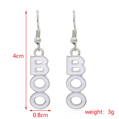 Fashion Skull Alloy Plating Women's Drop Earrings 1 Pair