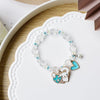 Cute Rabbit Alloy Beaded Bracelets