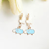 Cute Cartoon Alloy Plating Women's Earrings 1 Pair