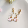 Cute Cartoon Alloy Plating Women's Earrings 1 Pair