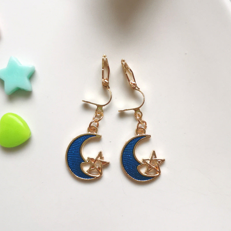 Cute Cartoon Alloy Plating Women's Earrings 1 Pair