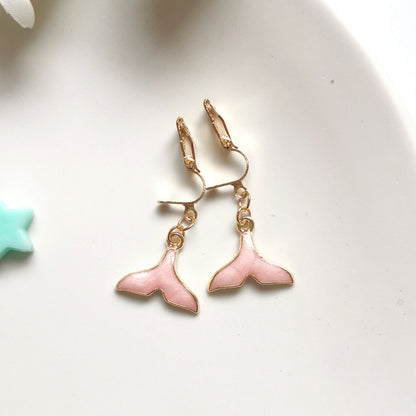 Cute Cartoon Alloy Plating Women's Earrings 1 Pair