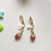 Cute Cartoon Alloy Plating Women's Earrings 1 Pair