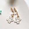 Cute Cartoon Alloy Plating Women's Earrings 1 Pair