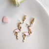 Cute Cartoon Alloy Plating Women's Earrings 1 Pair