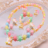 Cute Cartoon Resin Beaded Kid's Necklace