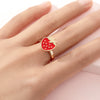 Cute Ice Cream Flower Butterfly Alloy Enamel Kid's Open Ring